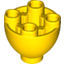 Набор LEGO SPHERE 2X2X1 1/3 INVERTED, Желтый
