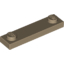 Набор LEGO Plate Special 1 x 4 with 2 Studs, Dark Tan