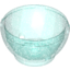 Набор LEGO Container Faceted 4 x 4 x 1 2/3 (Dragon Egg Bottom), Glitter Trans-Light Blue