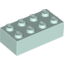 Набор LEGO Brick 2 x 4, Light Aqua