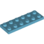 Набор LEGO Plate 2 x 6, Medium Azure