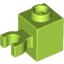 Набор LEGO Brick Special 1 x 1 with Clip Vertical [Open O Clip, Hollow Stud], Лайм