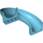 Набор LEGO Friends Slide Curved, Medium Azure