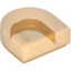 Набор LEGO Tile 1 x 1 Half Circle, Прозрачный оранжевый