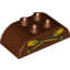 Набор LEGO Duplo Brick 2 x 4 Curved Top with 2 Crossed Oars print, Красно-коричневый