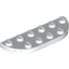 Набор LEGO Plate Round Corner 2 x 6 Double, Белый