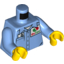 Набор LEGO MINI UPPER PART NO.3360, Medium Blue