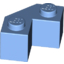 Набор LEGO Facet 2 x 2, Medium Blue