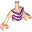 Набор LEGO TORSO, GIRL W/ARM 1, NO. 107, Light Flesh