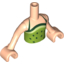 Набор LEGO TORSO, GIRL W/ARM 1, NO 108, Light Flesh