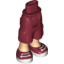 Набор LEGO HIP W/SHORTS NO. 4 DEC. 1, Темно-красный