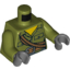 Набор LEGO MINI UPPER PART NO. 3390, Оливковый