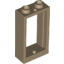 Набор LEGO Window 1 x 2 x 3 Flat Front, Dark Tan