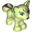 Набор LEGO FOX W/ HOLE DIA. 1.5 NO. 4, Yellowish Green