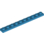 Набор LEGO Plate 1 x 10, Dark Azure
