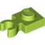 Набор LEGO Plate Special 1 x 1 with Clip Vertical [Thick Open O Clip], Лайм