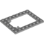 Набор LEGO Plate Special 6 x 8 Trap Door Frame Horizontal [Long Pin Holders], Светлый сине-серый