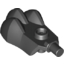 Набор LEGO Paw with Stud on Top, Bar on Side and 3 Bar Holders on Bottom , Черный