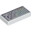 Набор LEGO FLAT TILE 1X2 NO. 173, Белый
