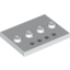 Набор LEGO PLATE 3X4 WITH 4 KNOBS NO.2, Белый