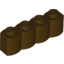 Набор LEGO Brick Special 1 x 4 Palisade [aka Log], Темно-коричневый