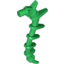 Набор LEGO Spiky Vine / Tail [aka Bionicle Spine], Зеленый