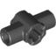 Набор LEGO Large Figure Weapon Lightsaber Hilt with Axle Hole and Two Bar Holders, Черный