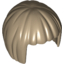 Набор LEGO Minifig Hair Short, Bob Cut, Dark Tan