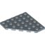 Набор LEGO Wedge Plate 6 x 6 Cut Corner, Sand Blue