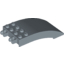 Набор LEGO Windscreen 8 x 4 x 2 Curved [2 Dual-Fingered Click Hinges], Sand Blue