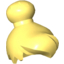 Набор LEGO Hair Female with Top Knot Bun and Fringe, Bright Light Yellow