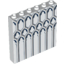 Набор LEGO Panel 1 x 6 x 5 with Light Bluish Gray Ironwork Pattern, Белый
