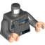 Набор LEGO MINI UPPER PART, NO. 3522, Темный сине-серый