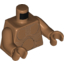 Набор LEGO Minifig Torso - Bare Chest with Muscles Outline and Round Belly print - Medium Dark Flesh Arms - Medium Dark Flesh Hands, Medium Dark Flesh