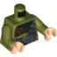 Набор LEGO MINI UPPER PART, NO. 3566, Оливковый
