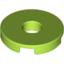 Набор LEGO Tile 2 x 2 Round with Hole, Лайм