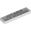 Набор LEGO FLAT TILE 1X4, NO. 80, Белый