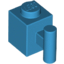 Набор LEGO Brick Special 1 x 1 with Handle, Dark Azure