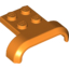 Набор LEGO Mudguard 3X4, W/ Plate, No. 1, Оранжевый