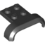 Набор LEGO Mudguard 3X4, W/ Plate, No. 1, Черный
