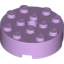 Набор LEGO Brick Round 4 x 4 [Centre Hole], Lavender