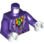 Набор LEGO Mini Upper Part, No. 3634 Joker 70900-1, Темно-фиолетовый