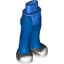 Набор LEGO Friends Hips and Trousers with Back Pockets - Black and White Shoes - Steve Trevor, Голубой