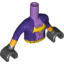 Набор LEGO TORSO, GIRL, W/ ARM, NO. 201, Medium Lavender