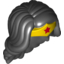 Набор LEGO MINI DOLL, WIG, WAVY, NO. 6, Черный