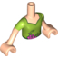 Набор LEGO Torso, Girl, W/ Arm, No. 208, Light Flesh