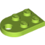 Набор LEGO Plate Special 3 x 2 with Hole, Лайм