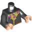 Набор LEGO MINI UPPER PART, NO. 3670, Черный