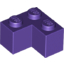 Набор LEGO Brick 2 x 2 Corner, Темно-фиолетовый