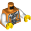 Набор LEGO Mini Upper Part, No. 3693, Оранжевый